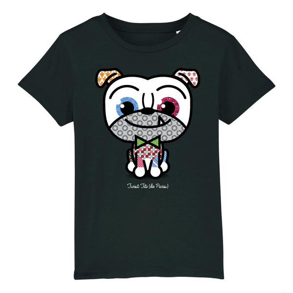 T-Shirt fille PUG CONTENT - TWIST TITI