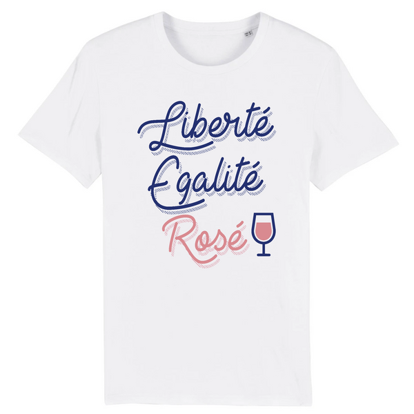 T-Shirt homme LIBERTÉ ÉGALITÉ ROSÉ