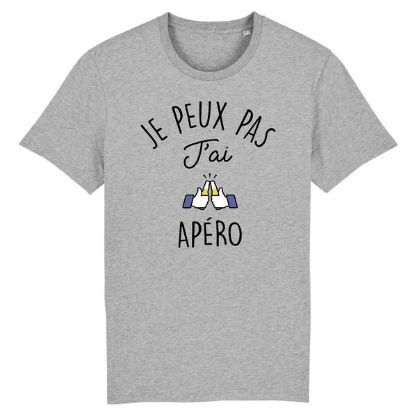 T-Shirt homme JE PEUX PAS J'AI APÉRO