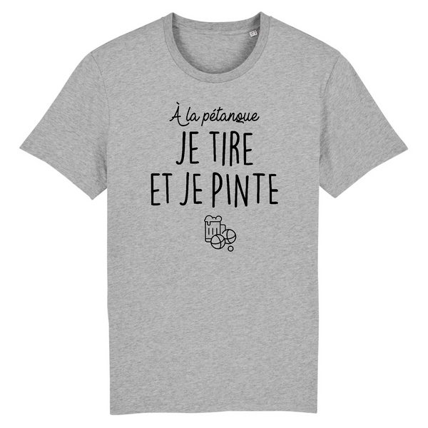 T-Shirt homme JE TIRE ET JE PINTE