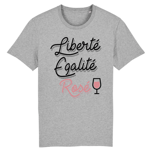 T-Shirt homme LIBERTÉ ÉGALITÉ ROSÉ