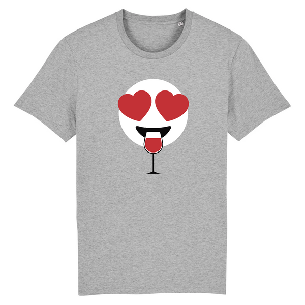 T-Shirt homme ÉMOJI APÉRO VIN ROUGE