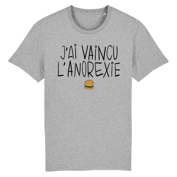 T-Shirt homme J'AI VAINCU L'ANOREXIE