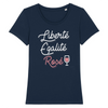 T-Shirt femme LIBERTÉ ÉGALITÉ ROSÉ