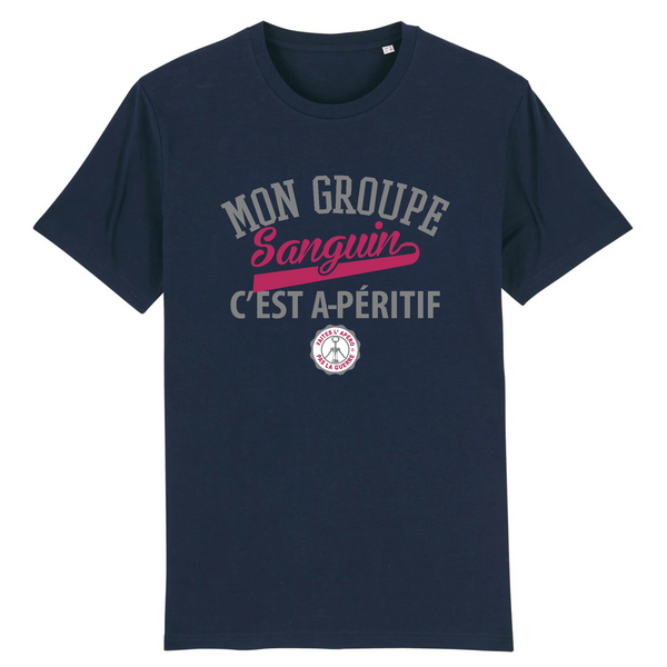 T-Shirt homme GROUPE SANGUIN A-PÉRITIF