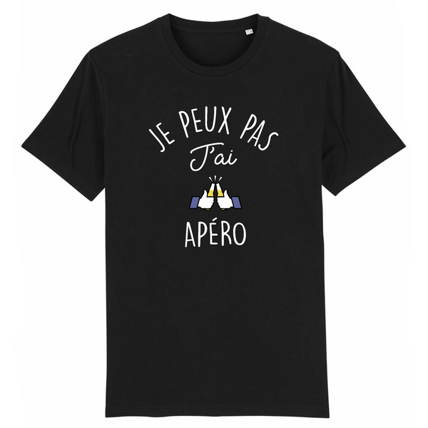 T-Shirt homme JE PEUX PAS J'AI APÉRO