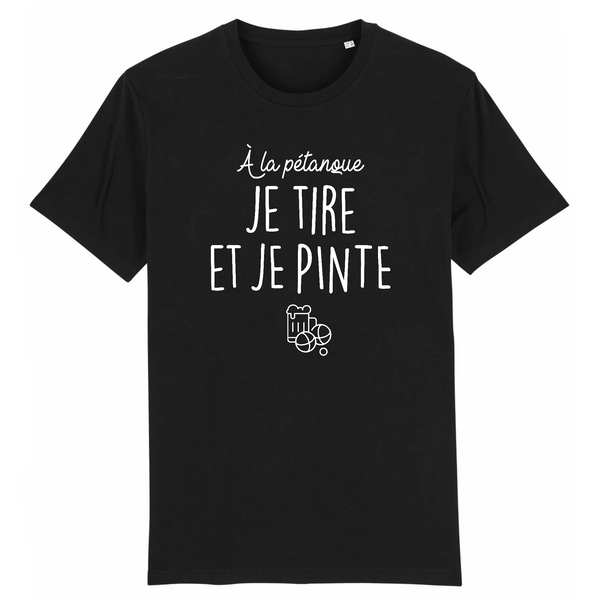 T-Shirt homme JE TIRE ET JE PINTE