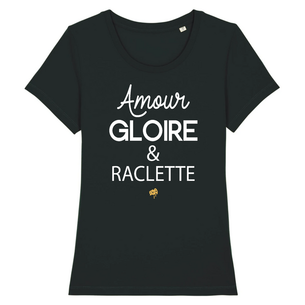 T-Shirt femme AMOUR GLOIRE ET RACLETTE