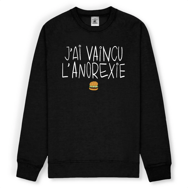 Sweat homme J'AI VAINCU L'ANOREXIE